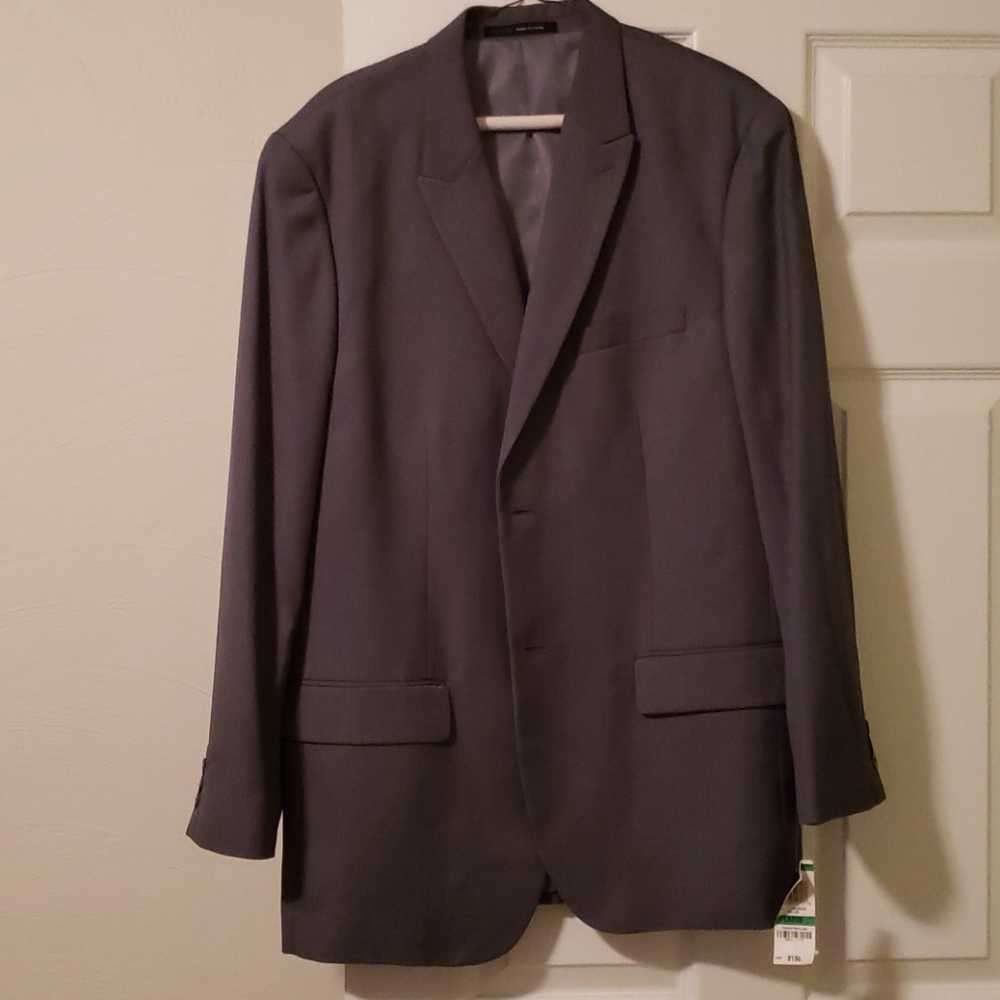 Brand new Alfani Blazer gray/gray stripes Large